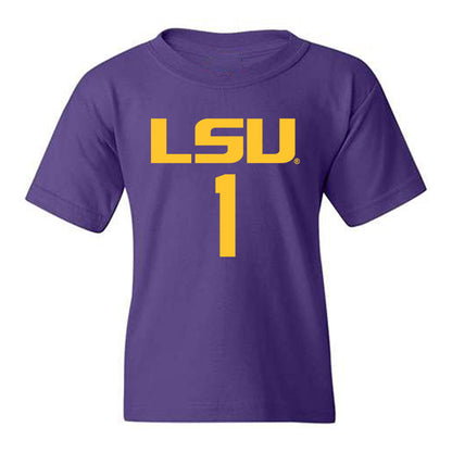 LSU - NCAA Women's Basketball : Amiya Joyner - Classic Shersey Youth T-Shirt-0