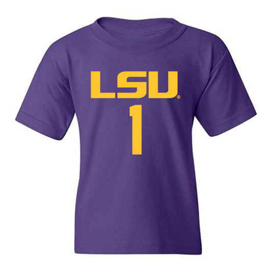 LSU - NCAA Women's Basketball : Amiya Joyner - Classic Shersey Youth T-Shirt-0