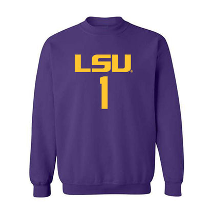 LSU - NCAA Women's Basketball : Amiya Joyner - Classic Shersey Crewneck Sweatshirt-0