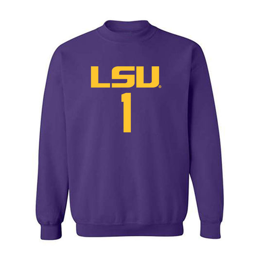 LSU - NCAA Women's Basketball : Amiya Joyner - Classic Shersey Crewneck Sweatshirt-0