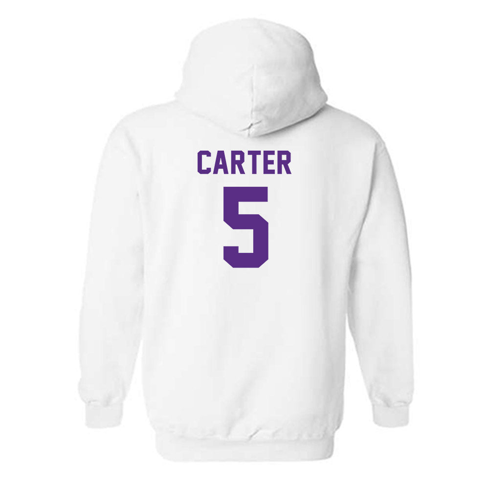 LSU - NCAA Men's Basketball : Cam Carter - Classic Shersey Hooded Sweatshirt