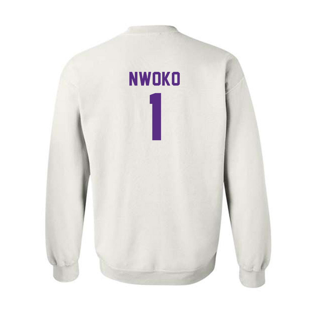 LSU - NCAA Men's Basketball : Mike Nwoko - Classic Shersey Crewneck Sweatshirt-1