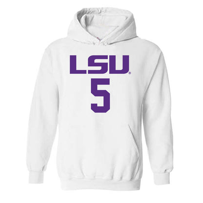 LSU - NCAA Men's Basketball : Cam Carter - Classic Shersey Hooded Sweatshirt