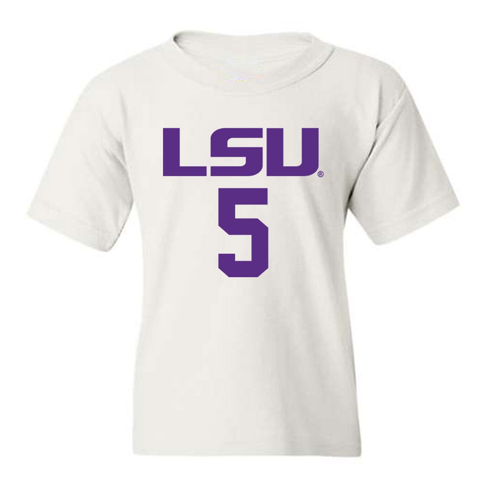 LSU - NCAA Men's Basketball : Cam Carter - Classic Shersey Youth T-Shirt