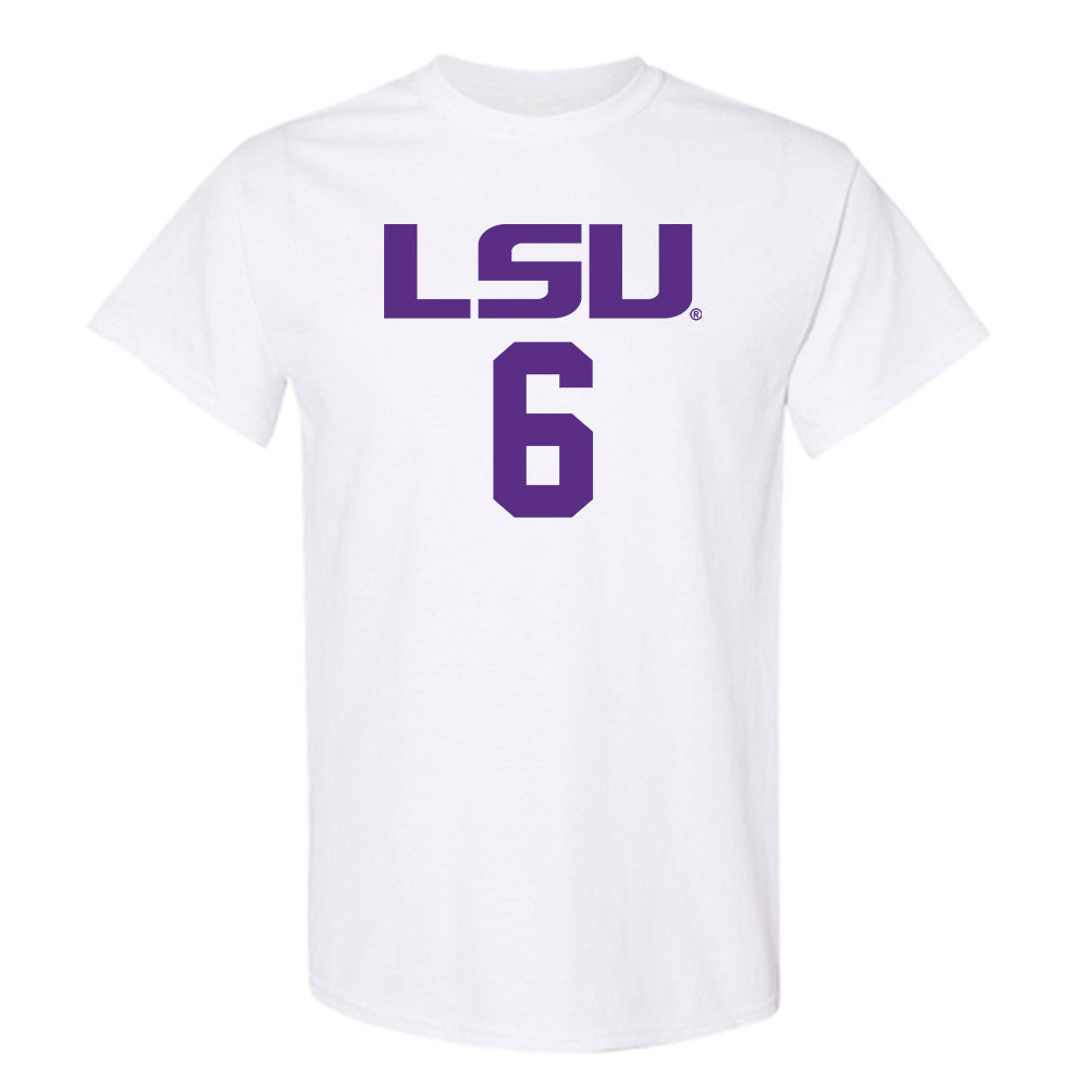 LSU - NCAA Women's Basketball : Divine Bourrage - Classic Shersey T-Shirt-0