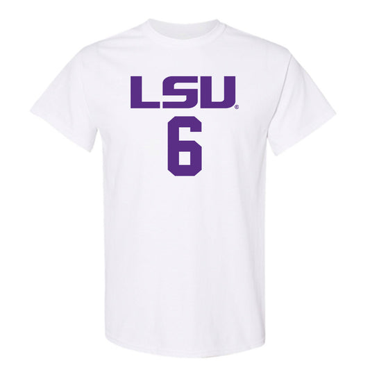 LSU - NCAA Women's Basketball : Divine Bourrage - Classic Shersey T-Shirt-0