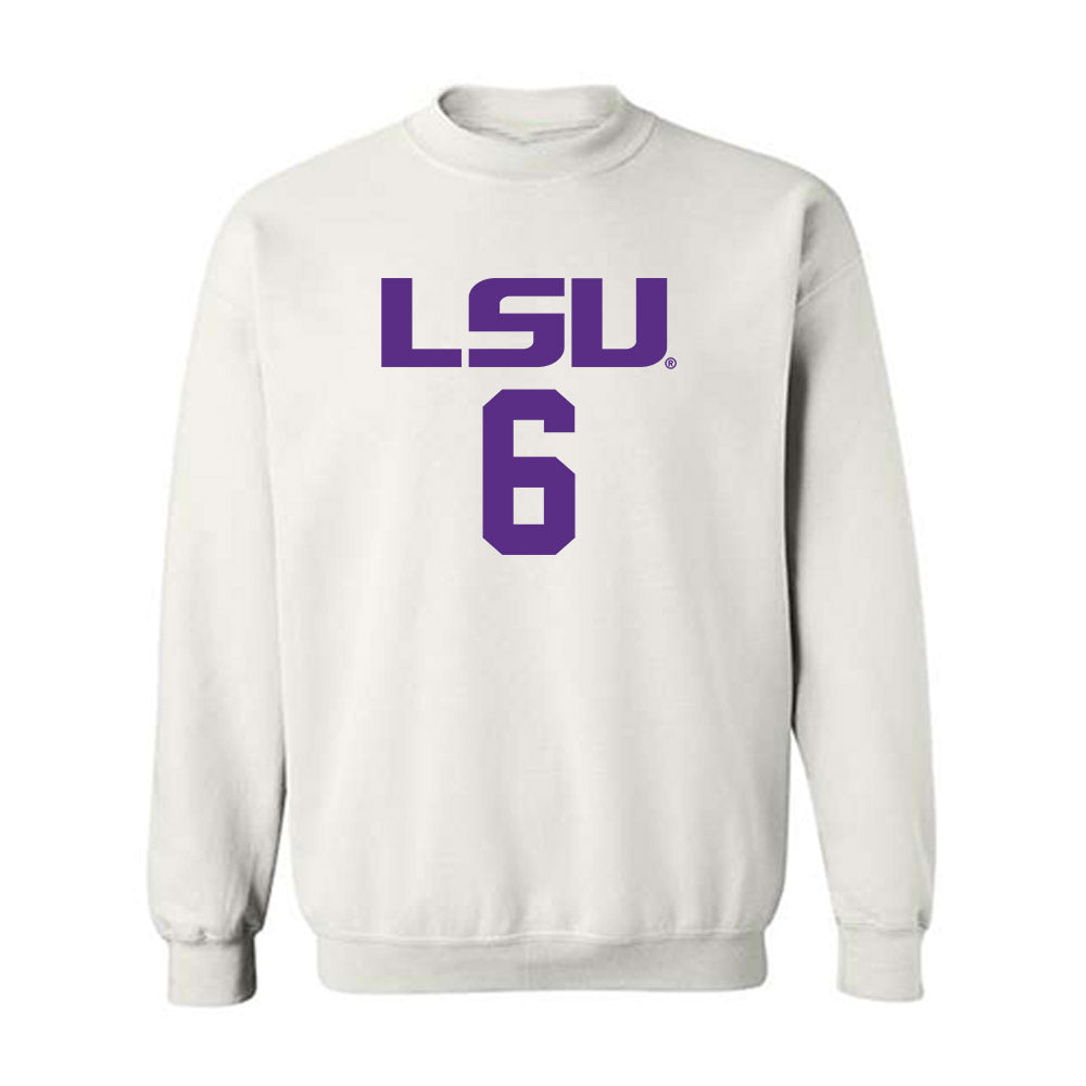 LSU - NCAA Women's Basketball : Divine Bourrage - Classic Shersey Crewneck Sweatshirt-0