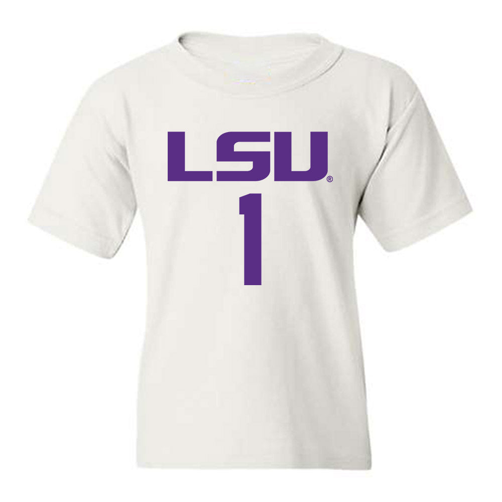 LSU - NCAA Women's Basketball : Amiya Joyner - Classic Shersey Youth T-Shirt-0