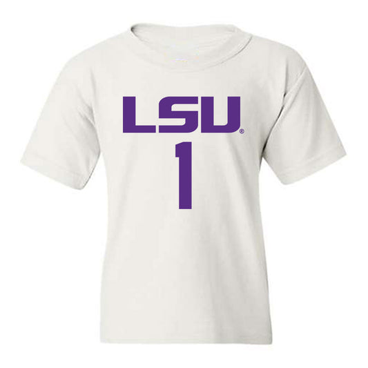 LSU - NCAA Women's Basketball : Amiya Joyner - Classic Shersey Youth T-Shirt-0