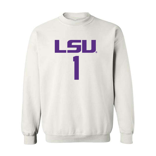 LSU - NCAA Women's Basketball : Amiya Joyner - Classic Shersey Crewneck Sweatshirt-0