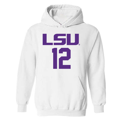 LSU - NCAA Women's Basketball : Mikaylah Williams - Classic Shersey Hooded Sweatshirt-0