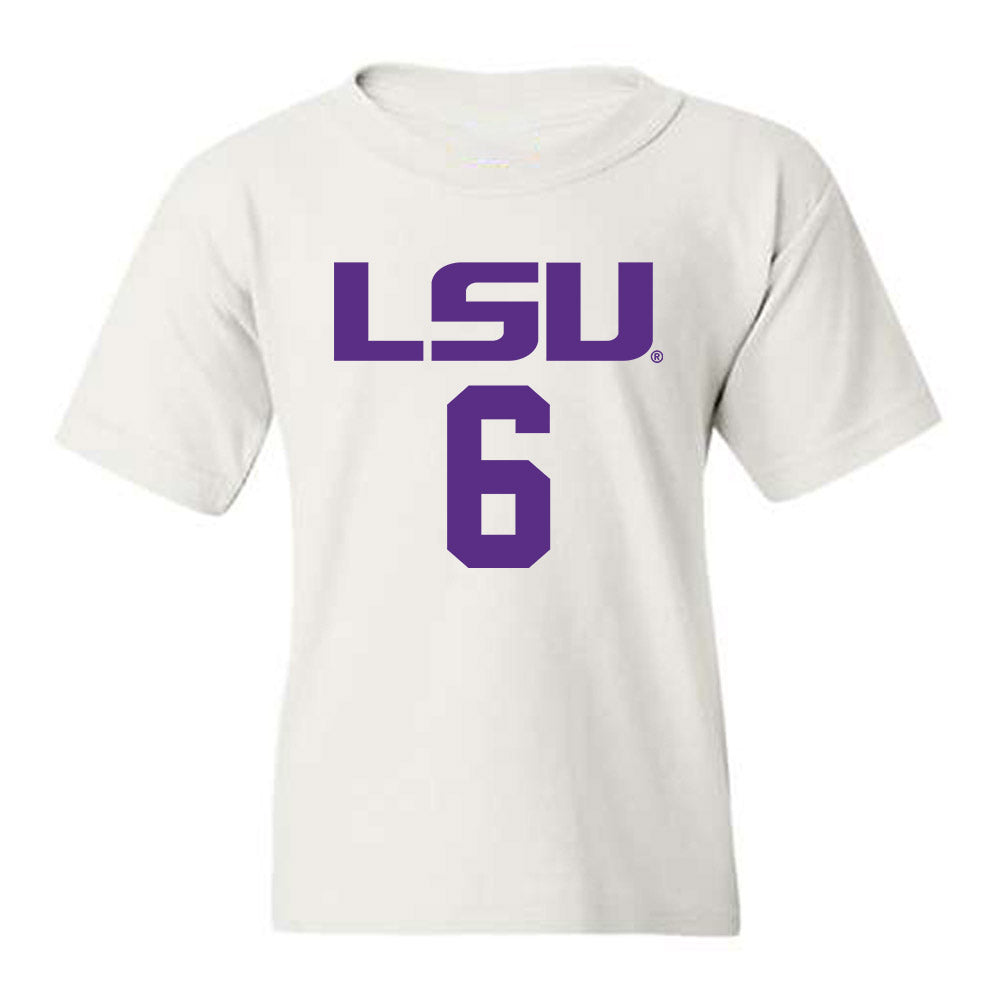 LSU - NCAA Women's Basketball : Divine Bourrage - Classic Shersey Youth T-Shirt-0
