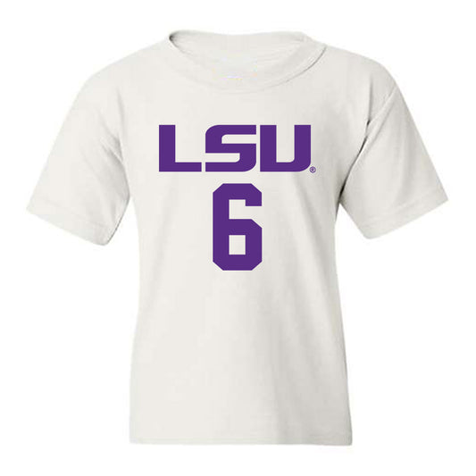 LSU - NCAA Women's Basketball : Divine Bourrage - Classic Shersey Youth T-Shirt-0