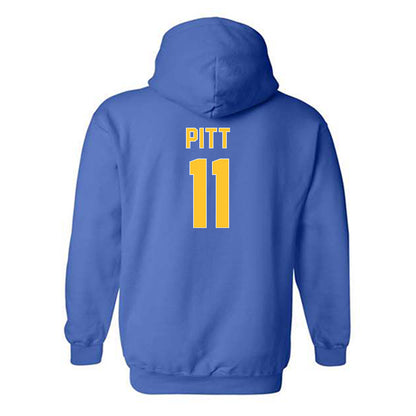 Pittsburgh - NCAA Softball : Amaya Pitt - Generic Shersey Hooded Sweatshirt-1