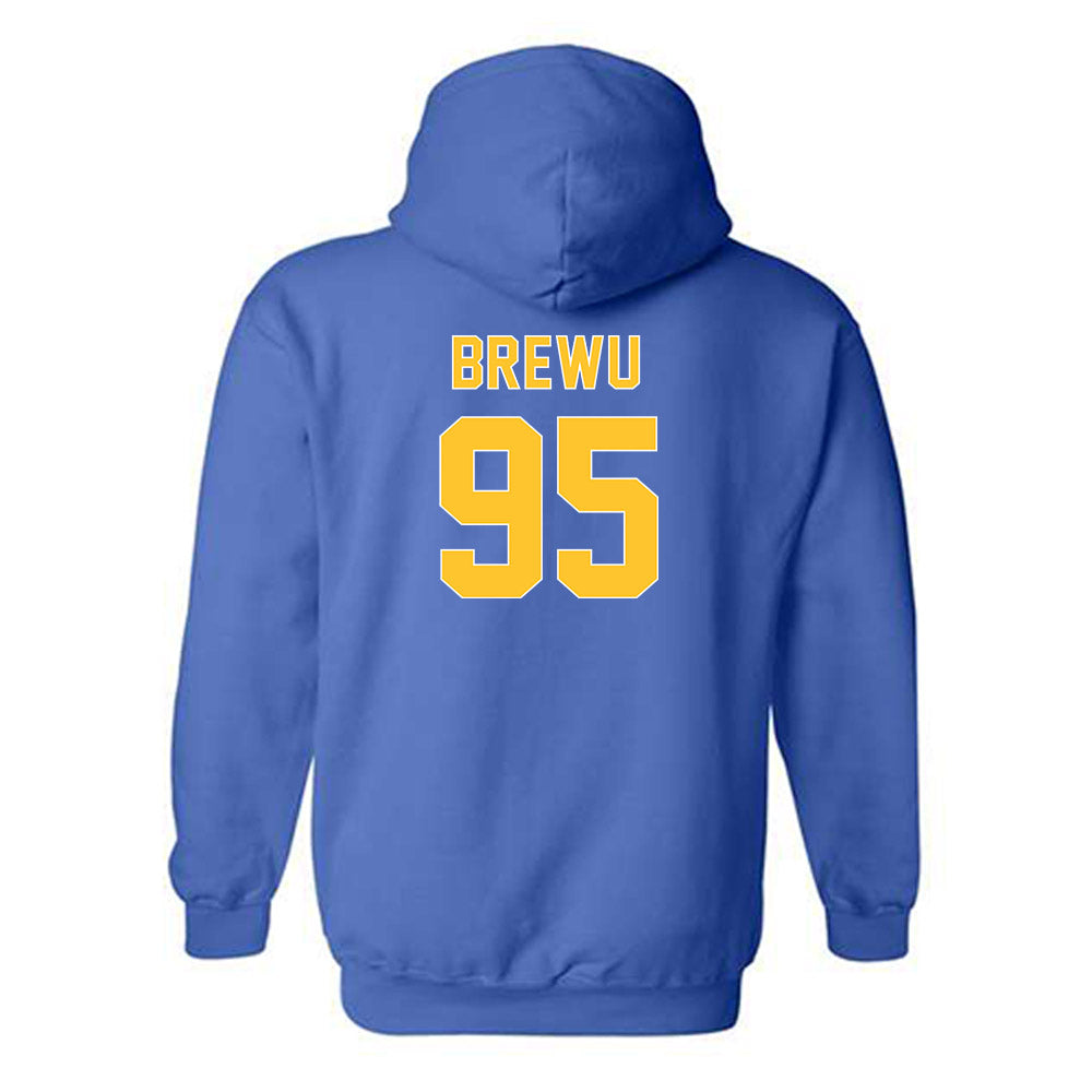 Pittsburgh - NCAA Football : Francis Brewu - Generic Shersey Hooded Sweatshirt