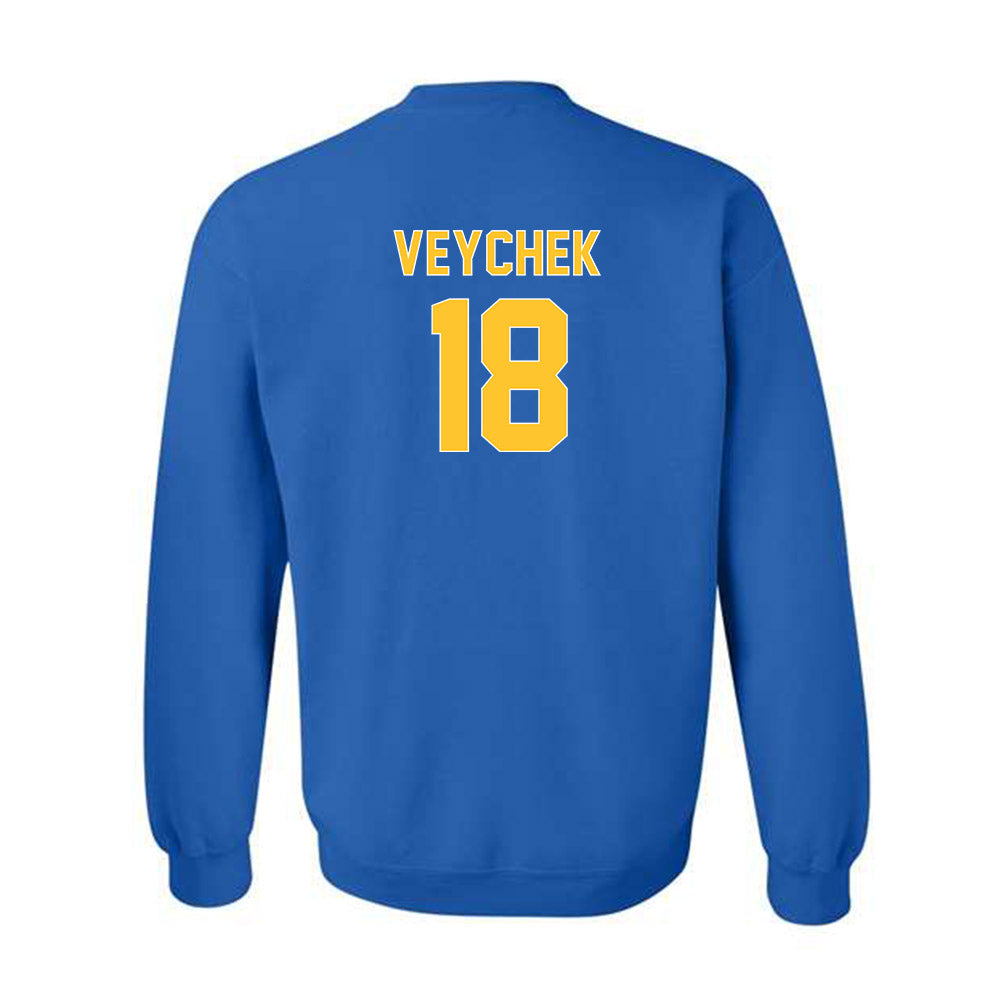 Pittsburgh - NCAA Men's Soccer : Joshua Veychek - Generic Shersey Crewneck Sweatshirt-1