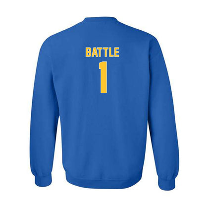 Pittsburgh - NCAA Women's Basketball : Aaryn Battle - Generic Shersey Crewneck Sweatshirt