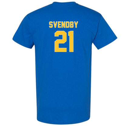 Pittsburgh - NCAA Men's Soccer : Casper Svendby - Generic Shersey T-Shirt-1