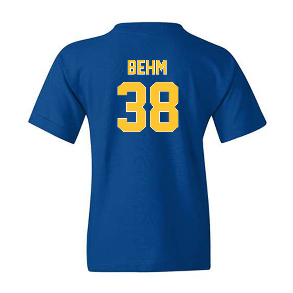 Pittsburgh - NCAA Baseball : Nolan Behm - Generic Shersey Youth T-Shirt-1