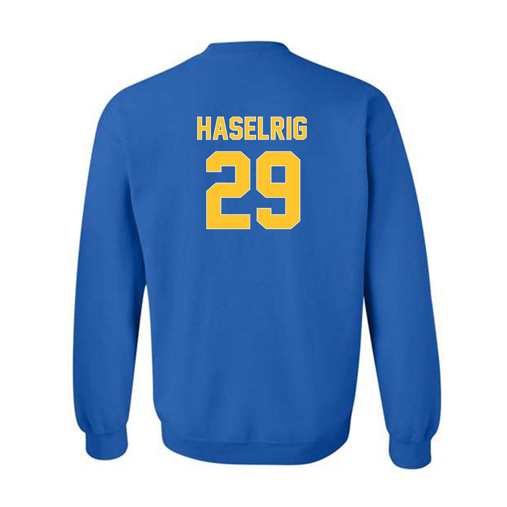 Pittsburgh - NCAA Football : Benny Haselrig - Generic Shersey Crewneck Sweatshirt