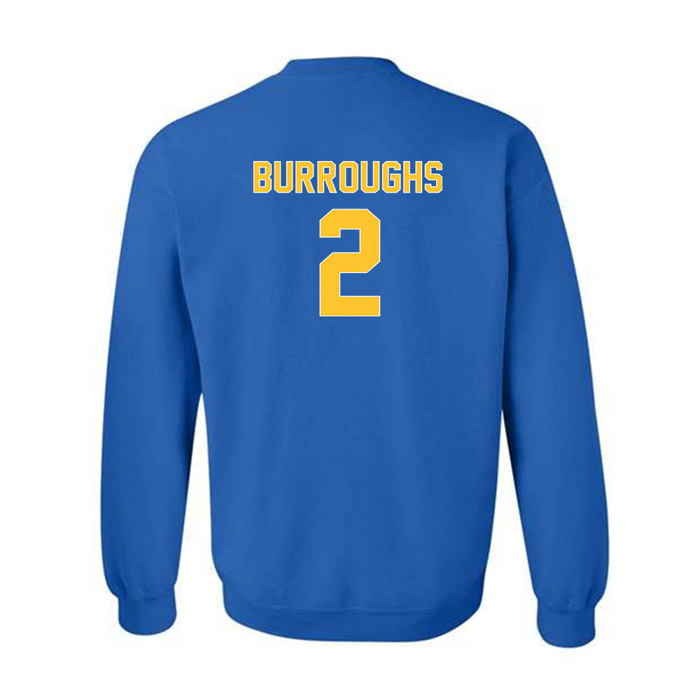 Pittsburgh - NCAA Baseball : Keeton Burroughs - Generic Shersey Crewneck Sweatshirt-1