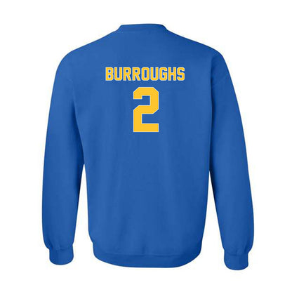 Pittsburgh - NCAA Baseball : Keeton Burroughs - Generic Shersey Crewneck Sweatshirt-1