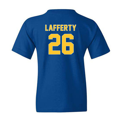Pittsburgh - NCAA Baseball : Drew Lafferty - Generic Shersey Youth T-Shirt-1