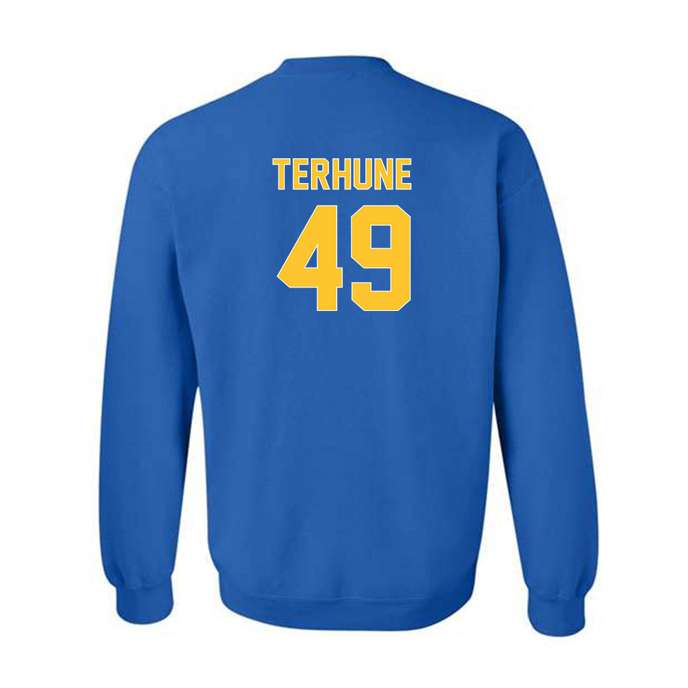 Pittsburgh - NCAA Baseball : Isaac Terhune - Generic Shersey Crewneck Sweatshirt-1