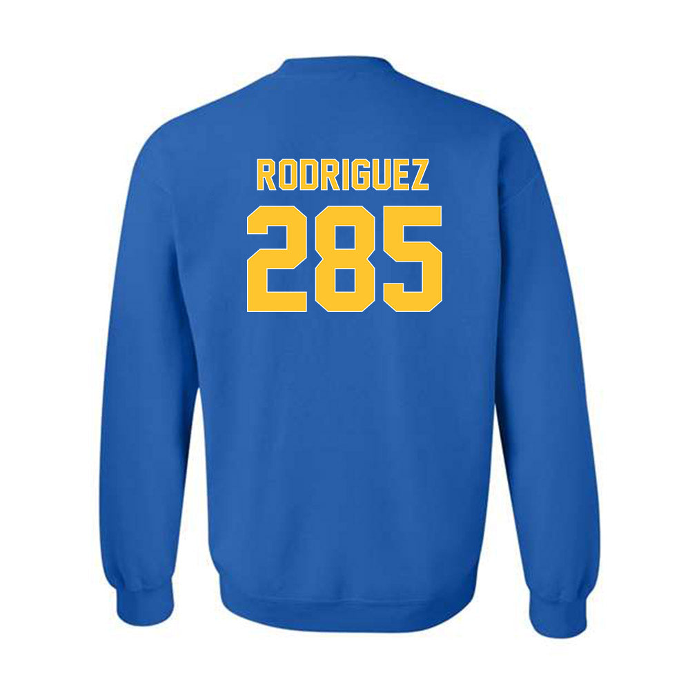 Pittsburgh - NCAA Wrestling : Caleb Rodriguez - Generic Shersey Crewneck Sweatshirt-1