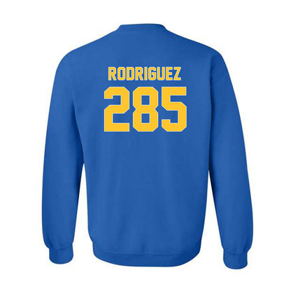 Pittsburgh - NCAA Wrestling : Caleb Rodriguez - Generic Shersey Crewneck Sweatshirt-1