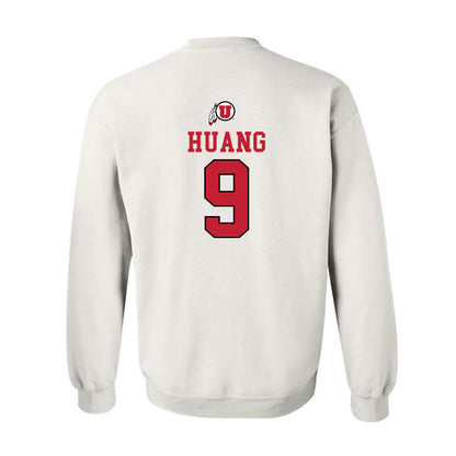 Utah - NCAA Men's Basketball : Jerry Huang - Sports Shersey Crewneck Sweatshirt