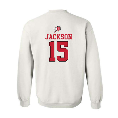 Utah - NCAA Men's Basketball : Alvin Jackson - Sports Shersey Crewneck Sweatshirt-1