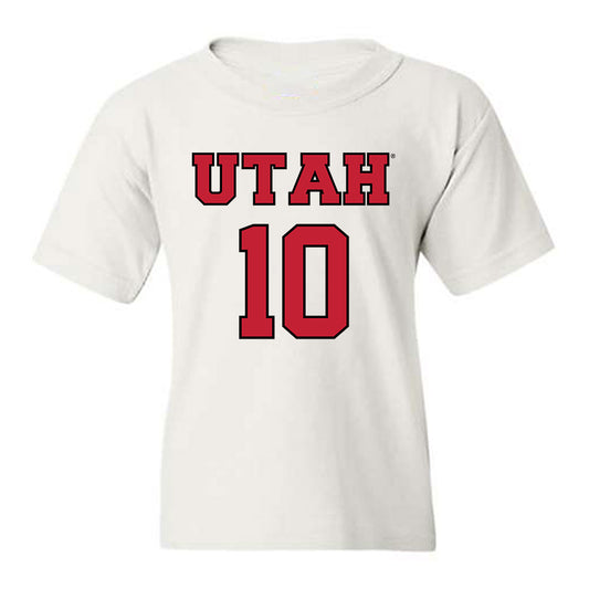 Utah - NCAA Men's Basketball : Jahki Howard - Sports Shersey Youth T-Shirt-0