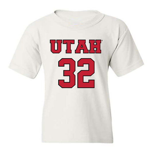 Utah - NCAA Men's Basketball : James Okonkwo - Sports Shersey Youth T-Shirt-0