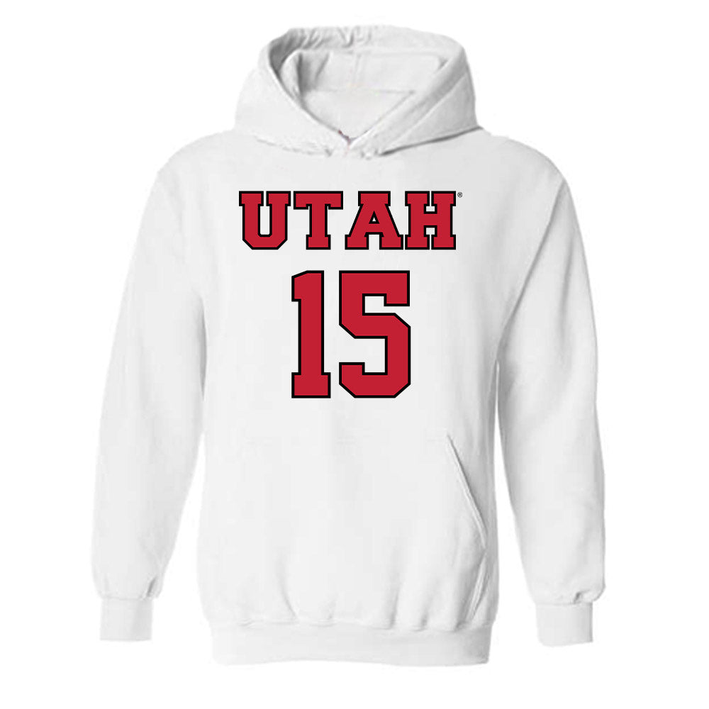 Utah - NCAA Men's Basketball : Alvin Jackson - Sports Shersey Hooded Sweatshirt-0