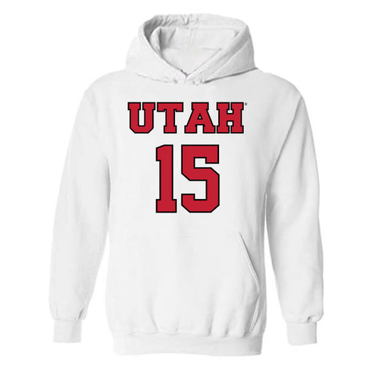 Utah - NCAA Men's Basketball : Alvin Jackson - Sports Shersey Hooded Sweatshirt-0