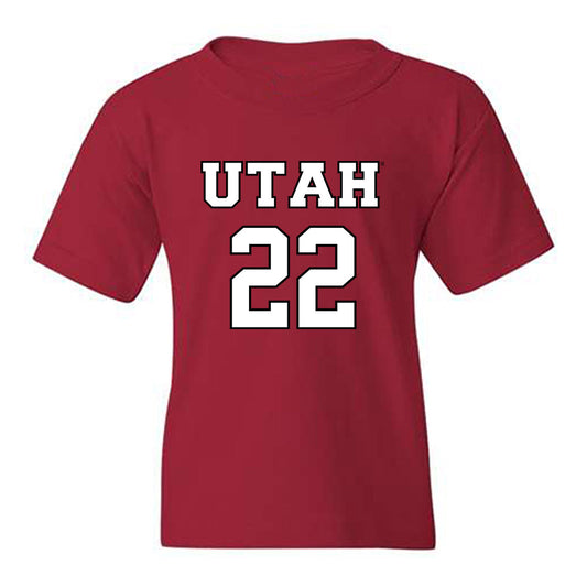 Utah - NCAA Women's Basketball : Ella Todd - Sports Shersey Youth T-Shirt-0