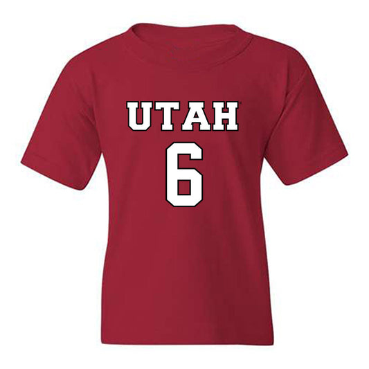 Utah - NCAA Women's Basketball : Evelina Otto - Sports Shersey Youth T-Shirt-0