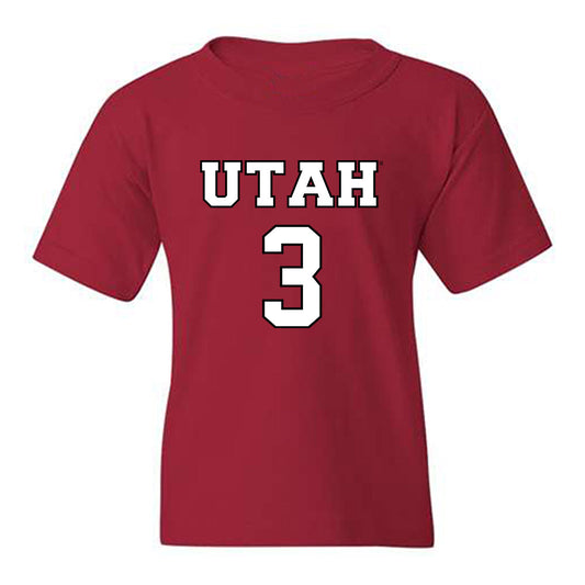 Utah - NCAA Women's Basketball : Brooke Walker - Sports Shersey Youth T-Shirt-0