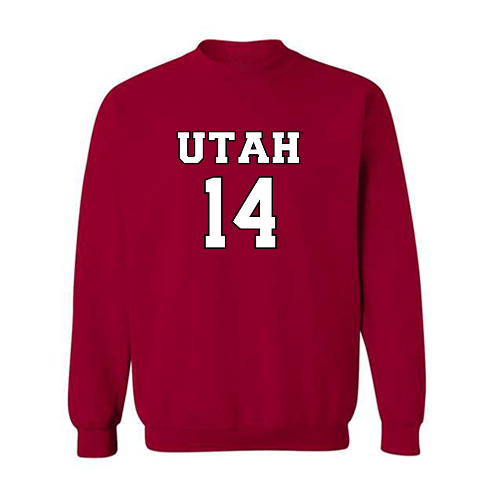 Utah - NCAA Women's Basketball : Kamryn Mafua - Sports Shersey Crewneck Sweatshirt-0