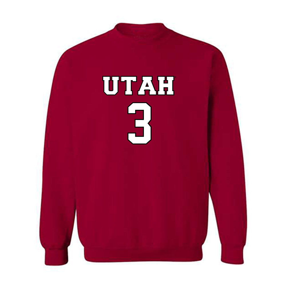 Utah - NCAA Women's Basketball : Brooke Walker - Sports Shersey Crewneck Sweatshirt-0