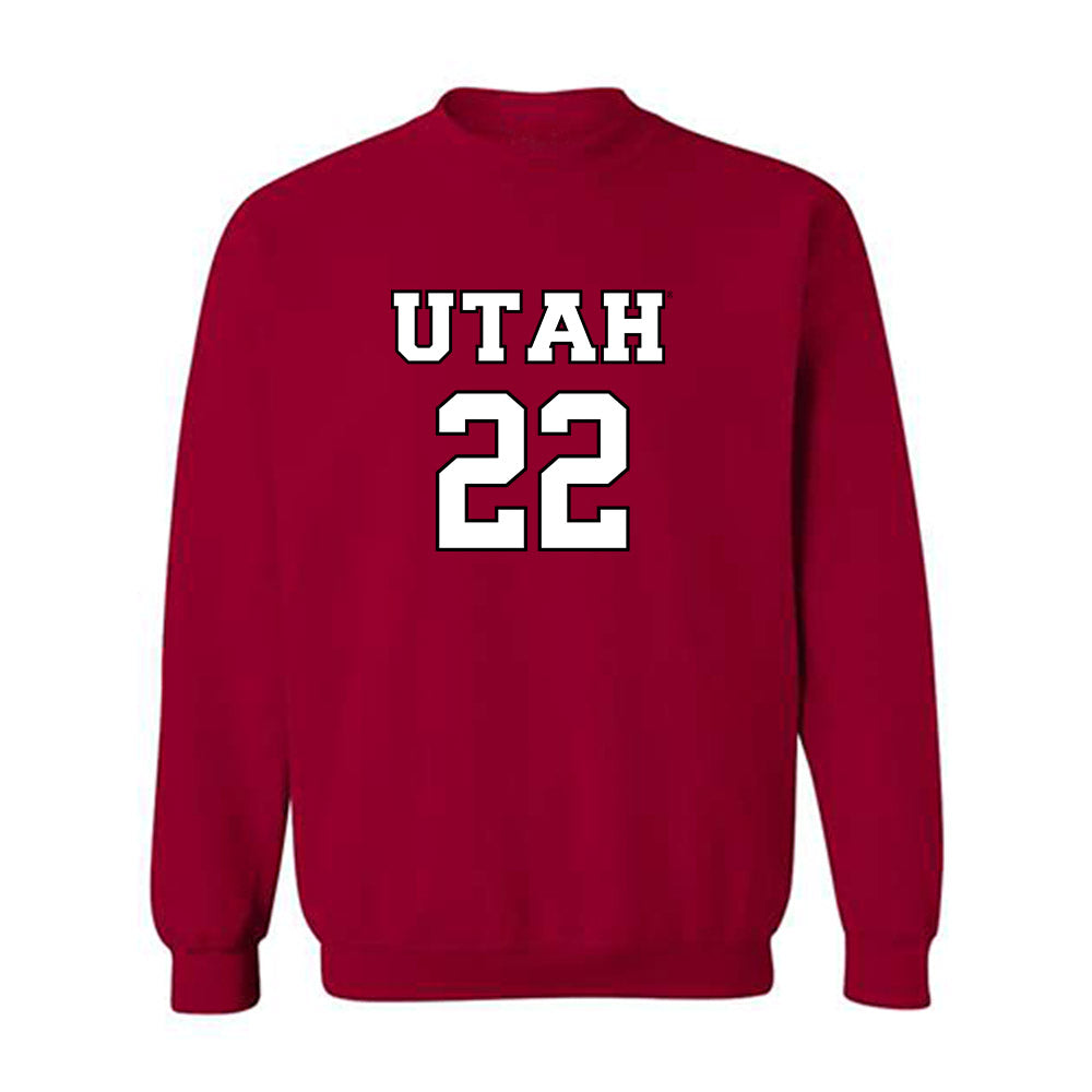 Utah - NCAA Women's Basketball : Ella Todd - Sports Shersey Crewneck Sweatshirt-0