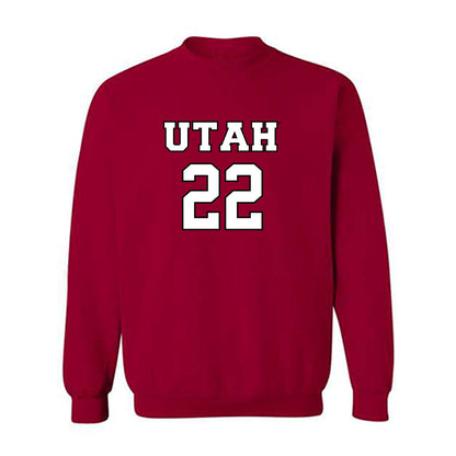 Utah - NCAA Women's Basketball : Ella Todd - Sports Shersey Crewneck Sweatshirt-0