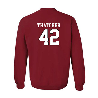 Utah - NCAA Football : Christian Thatcher - Generic Shersey Crewneck Sweatshirt-1