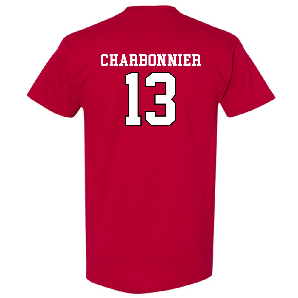 Utah - NCAA Men's Lacrosse : Luc Charbonnier - Generic Shersey T-Shirt-1