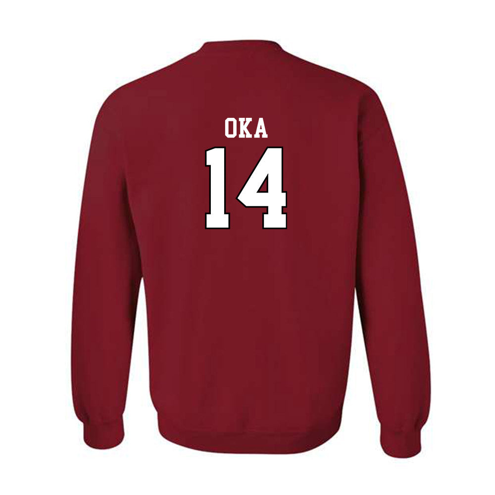 Utah - NCAA Women's Soccer : Julia Oka - Generic Shersey Crewneck Sweatshirt-1