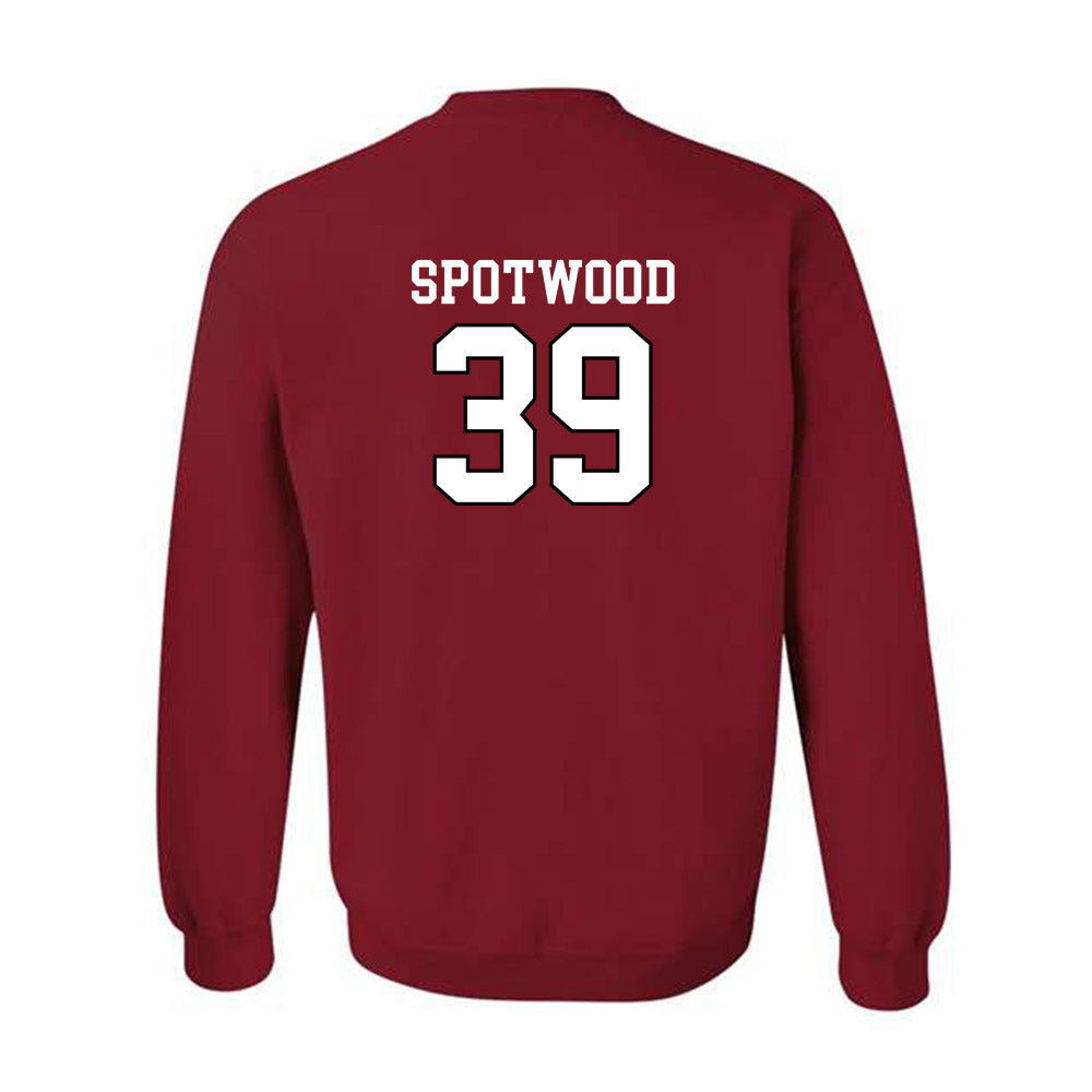 Utah - NCAA Football : Bryan Spotwood - Generic Shersey Crewneck Sweatshirt-1