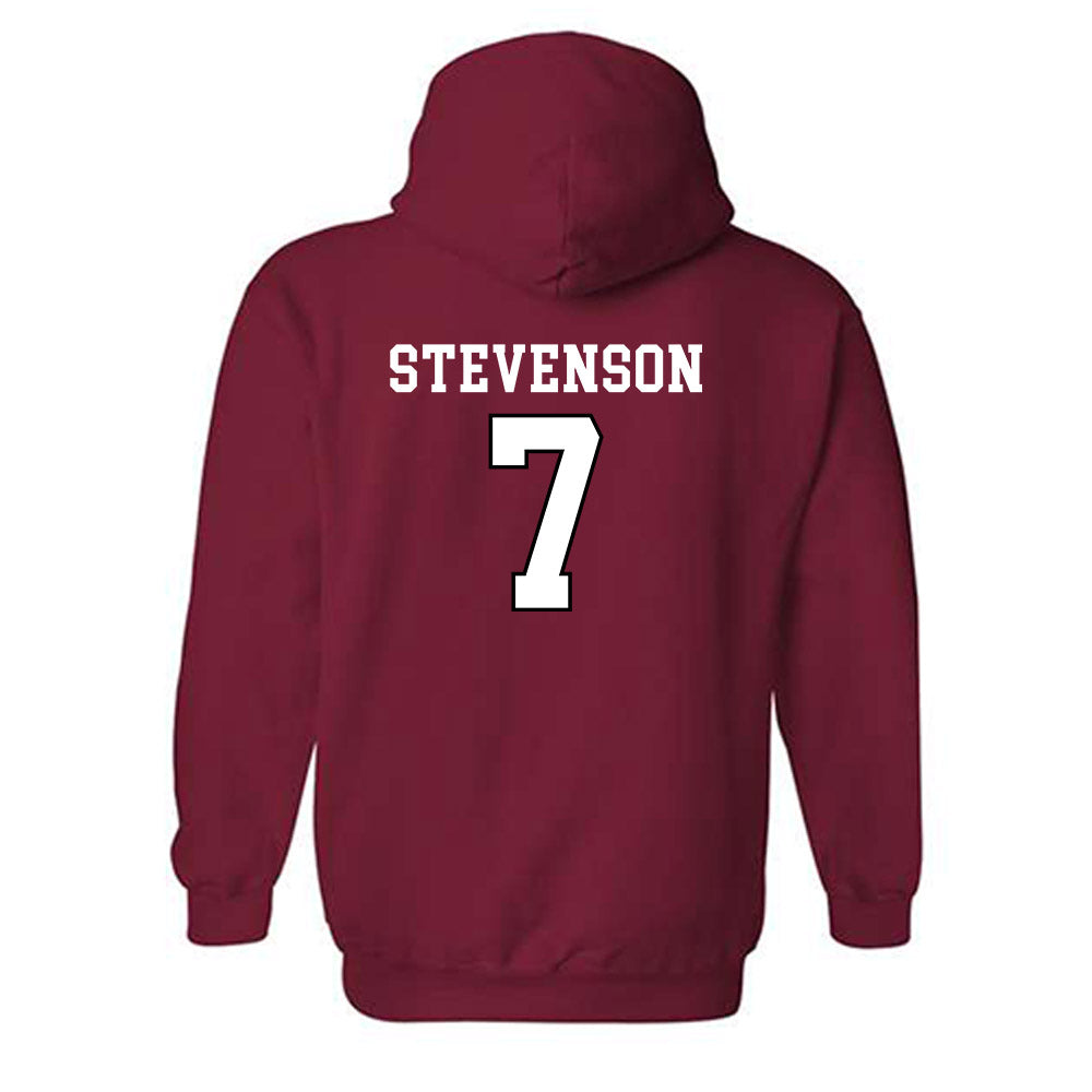 Utah - NCAA Football : Justin Stevenson - Generic Shersey Hooded Sweatshirt-1