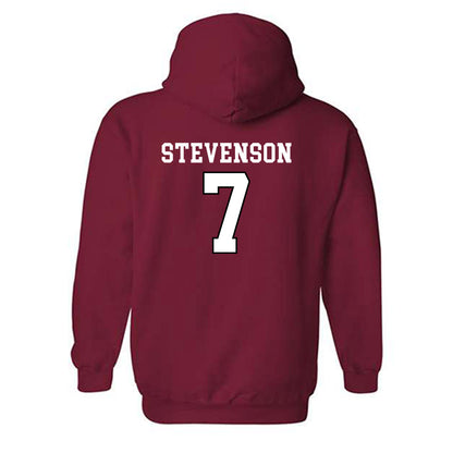 Utah - NCAA Football : Justin Stevenson - Generic Shersey Hooded Sweatshirt-1