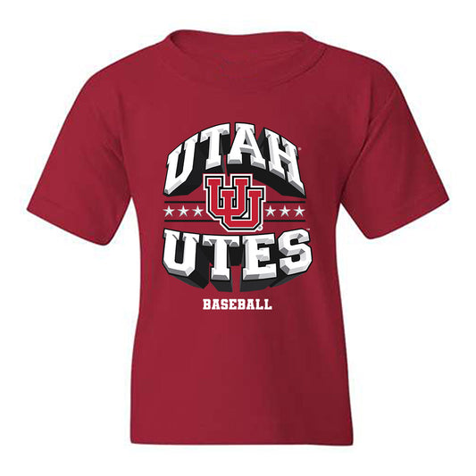 Utah - NCAA Baseball : Sam Stockman - Generic Shersey Youth T-Shirt-0